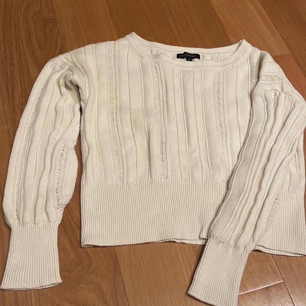 Banana Republic cream sweater